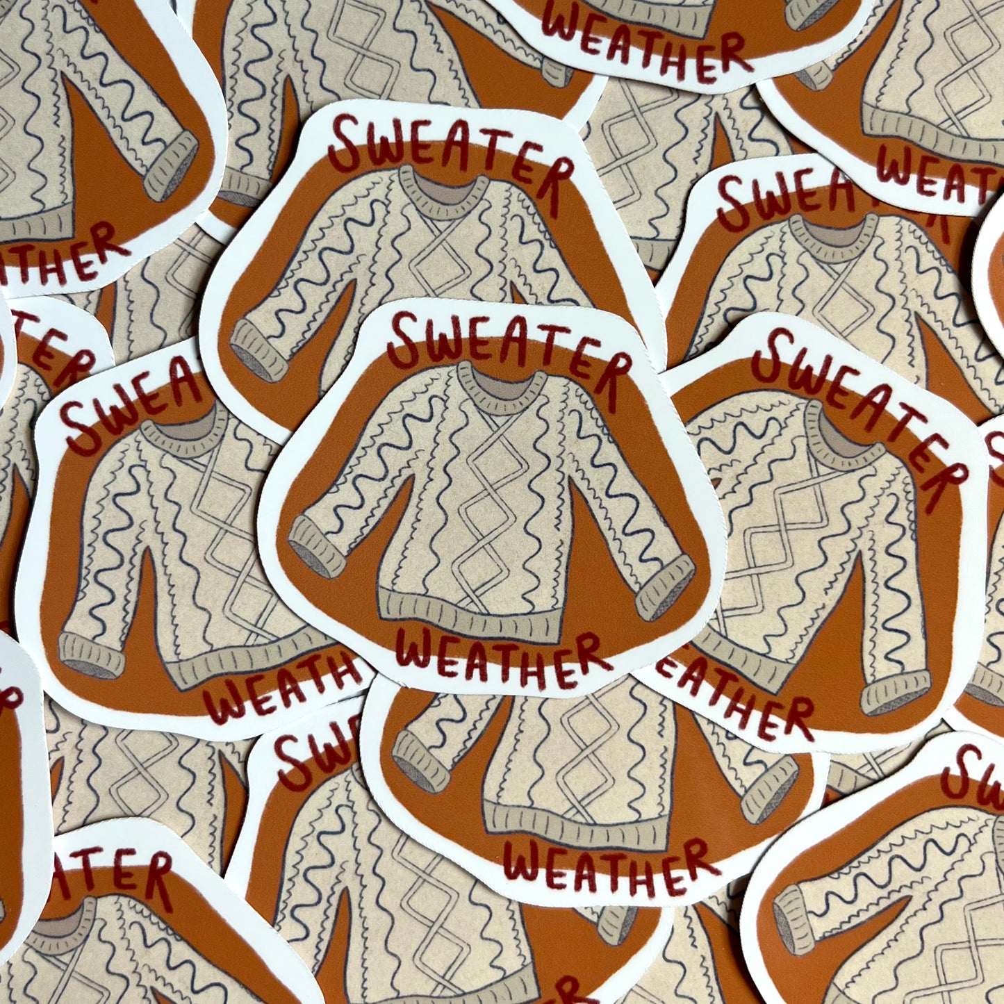 Sweater Weather Sticker