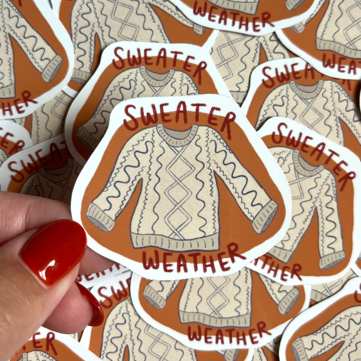 Sweater Weather Sticker