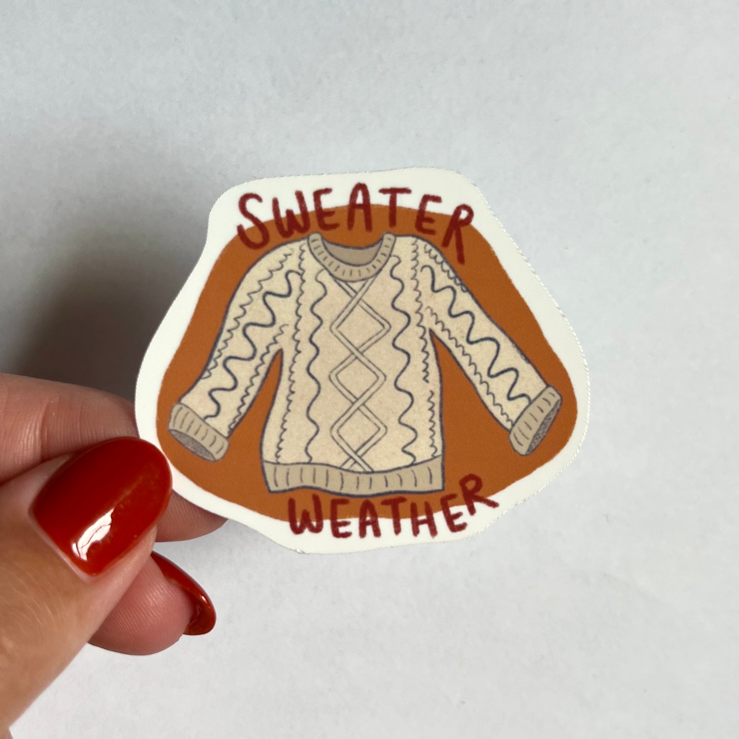 Sweater Weather Sticker