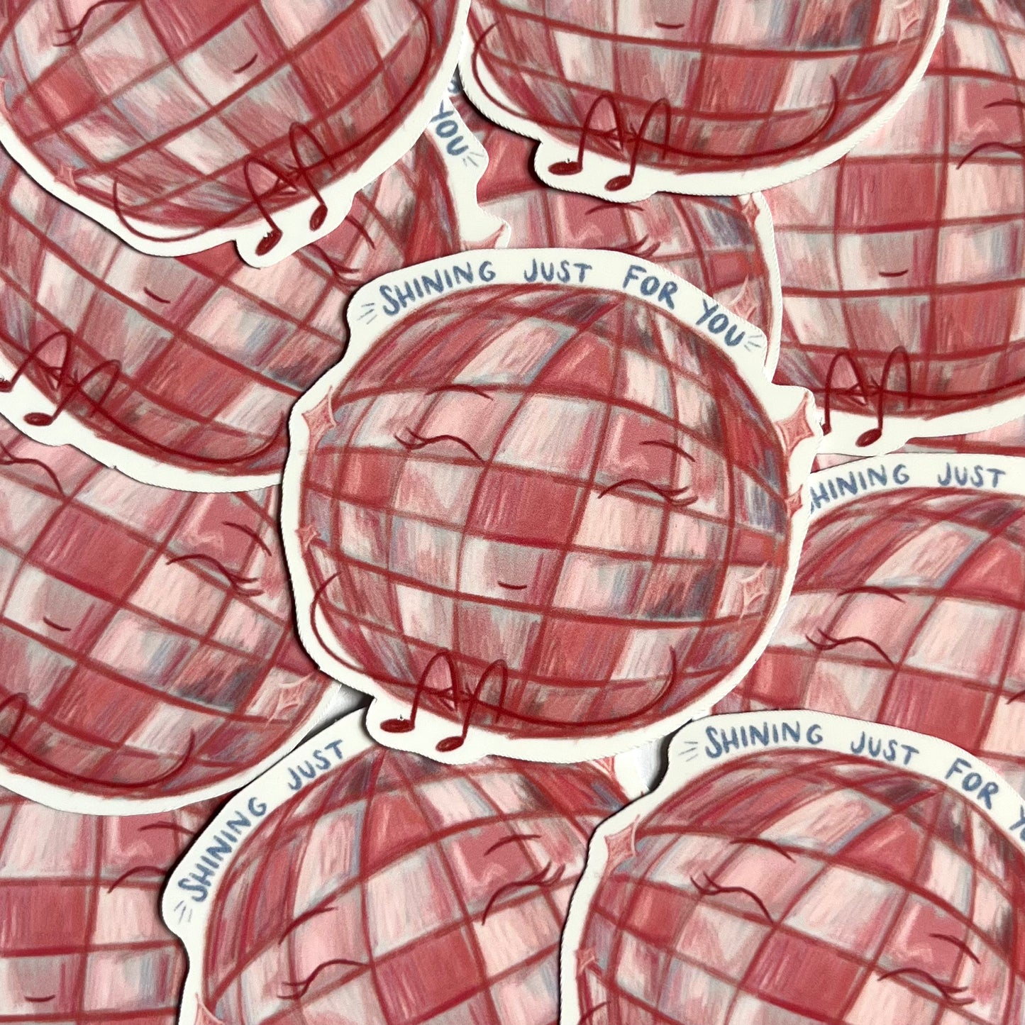 Mirrorball Sticker