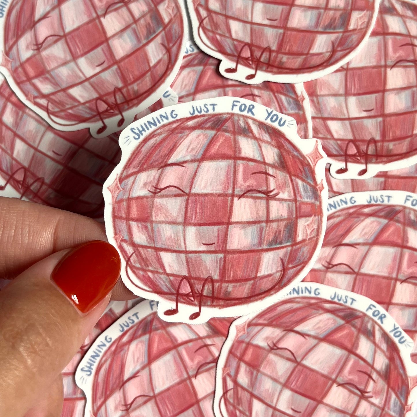 Mirrorball Sticker