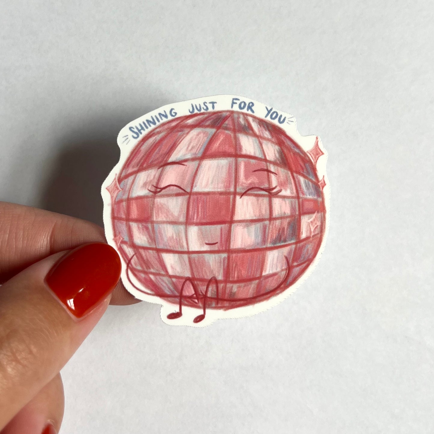 Mirrorball Sticker