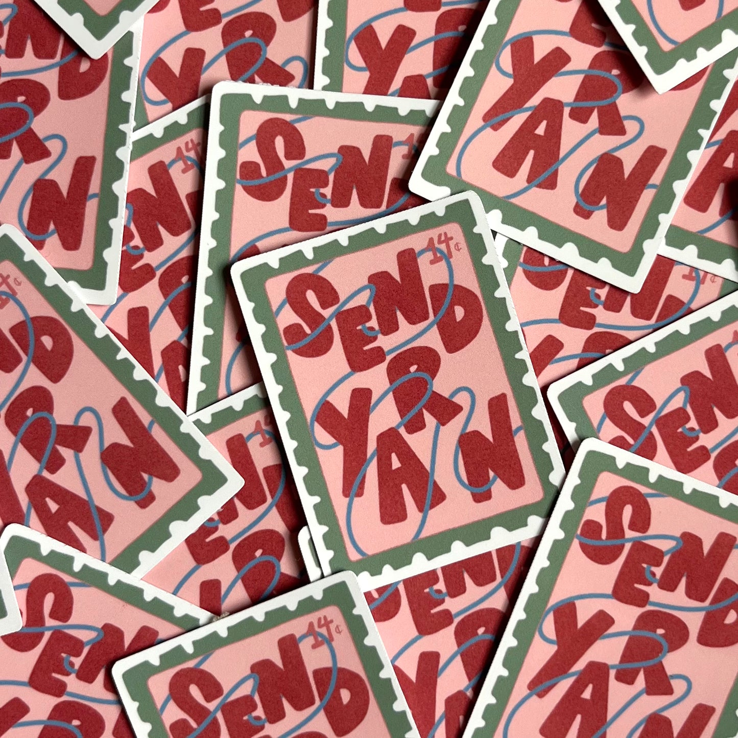 Send Yarn Sticker