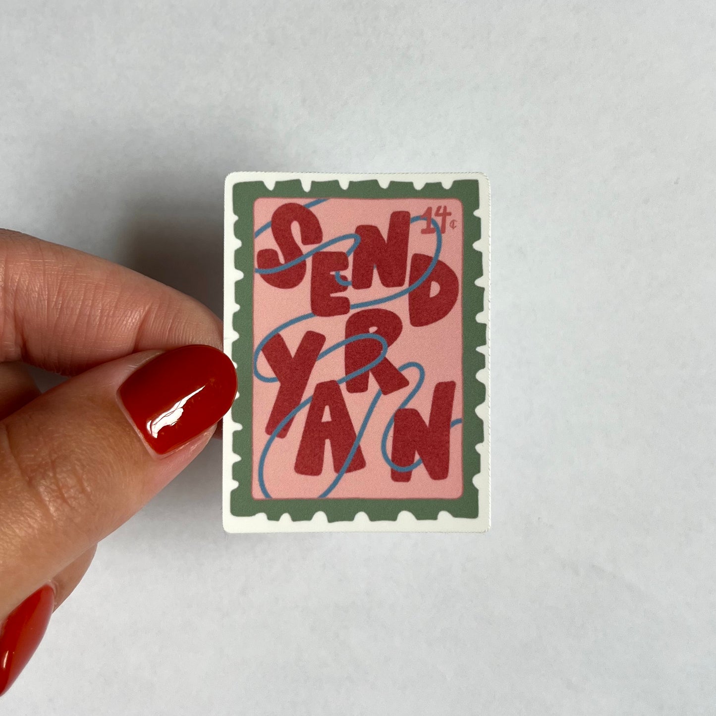 Send Yarn Sticker