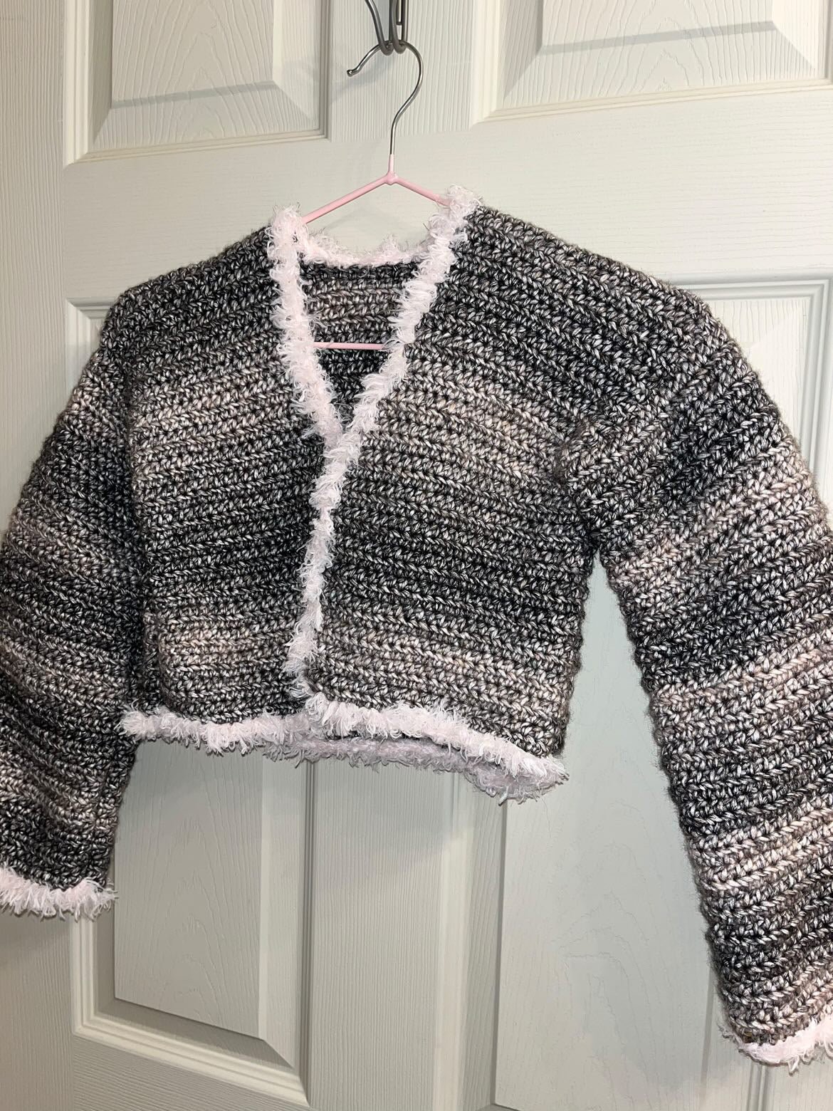 Crochet Peach Fuzz Cardi *Pattern*