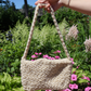 Tan Oopsie Daisy Crochet Bag